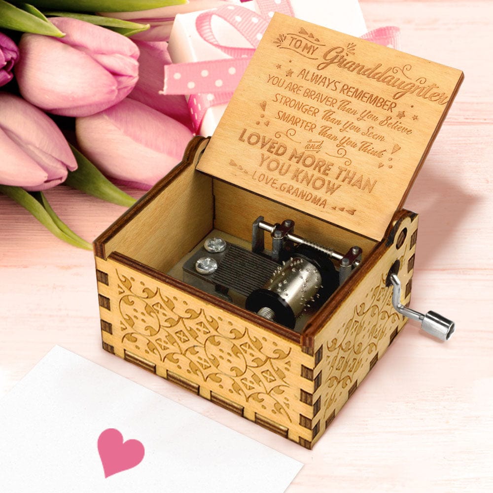 Hand Crank Musical Box You Are My Sunshine Gift For Daughter From Mom