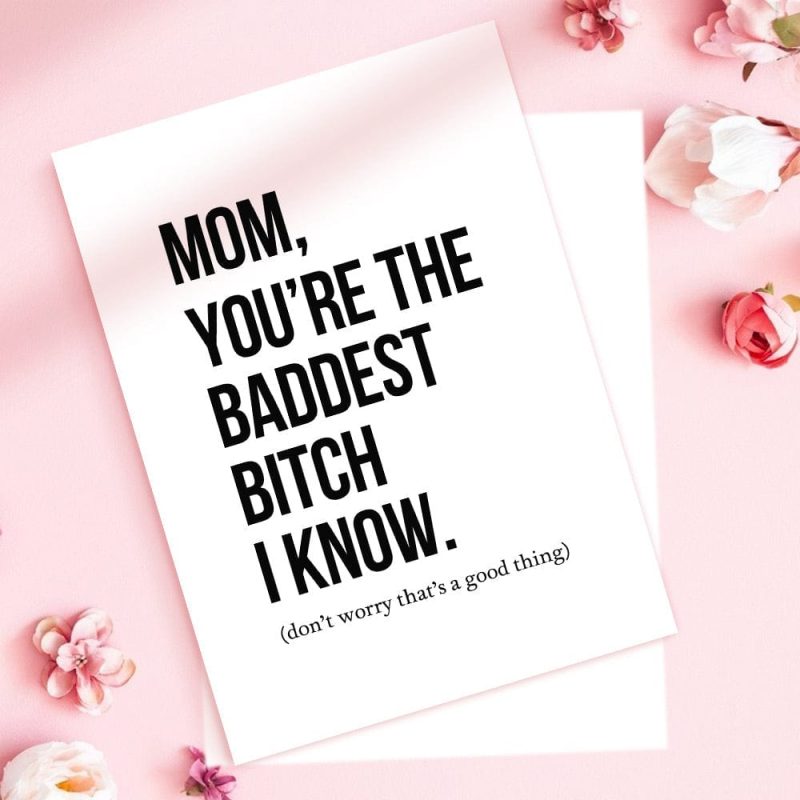 Funny Mother’s Day Greeting Card Funny Momma Card Funny Card For Mum