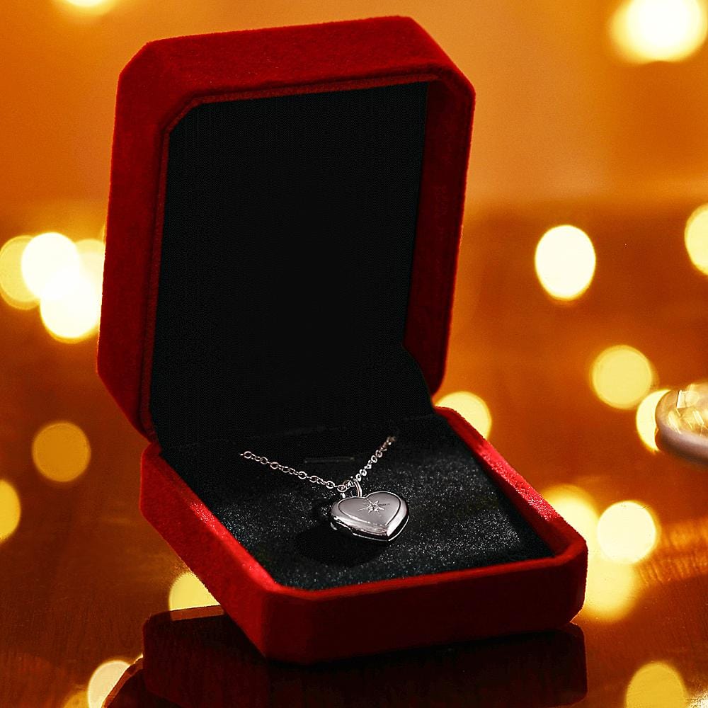 Gift Box For Necklace - Maroon - Image 2