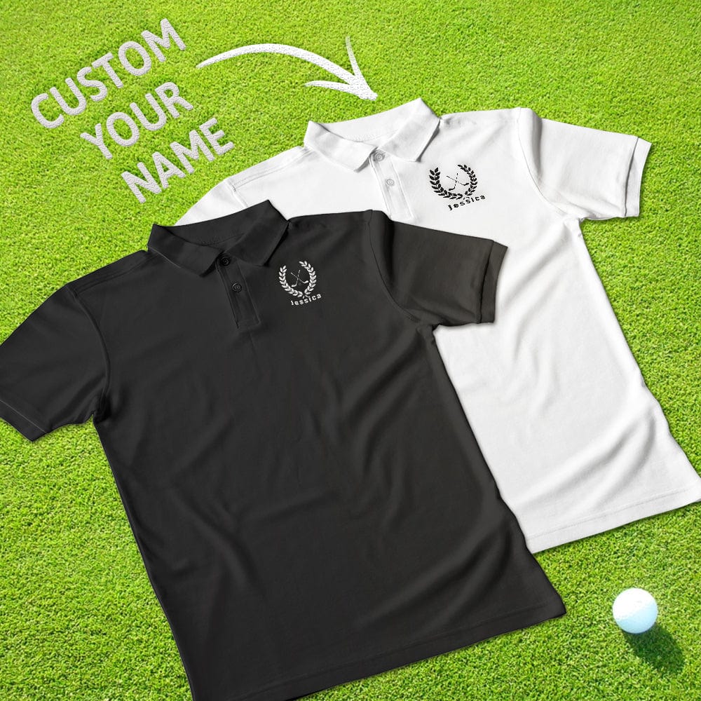 Custom Embroidery Polo Shirts Women Golf Shirts Short Sleeve Personalized Gifts for Her - Image 2