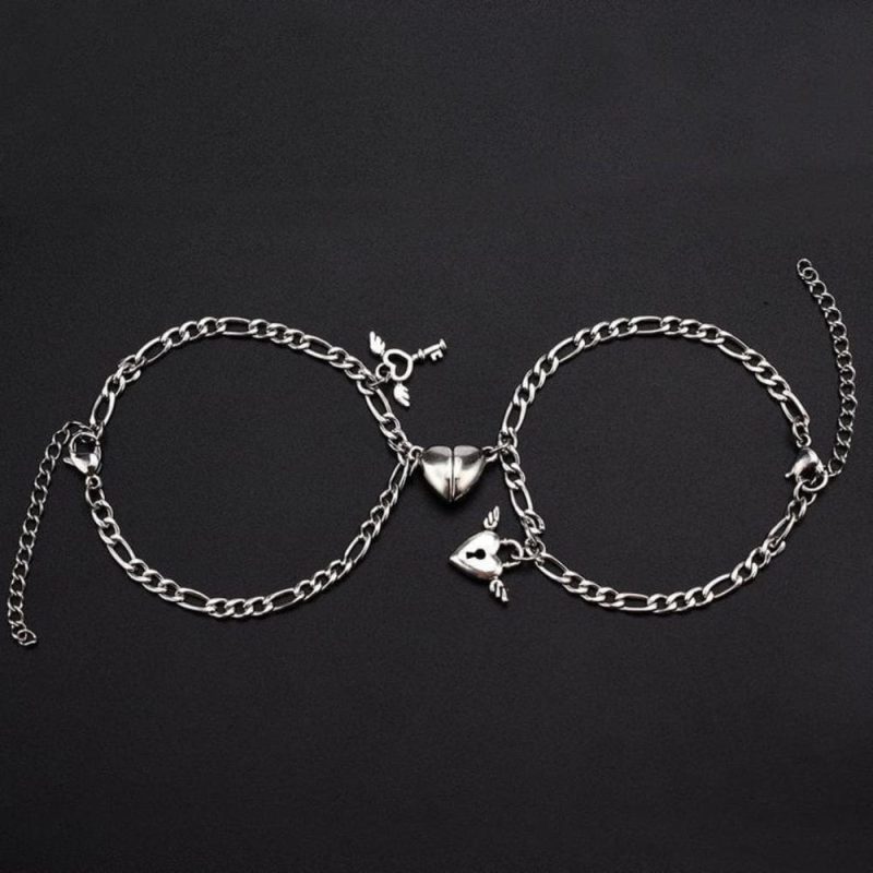 Magnetic Couple Bracelet Set Valentine’s Day Gift for Couples