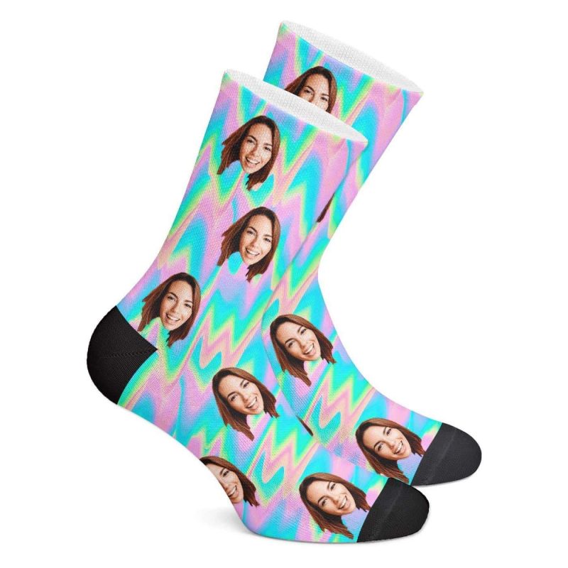 Girlfriend’s Gift Custom Face Socks Valentines Day Gifts