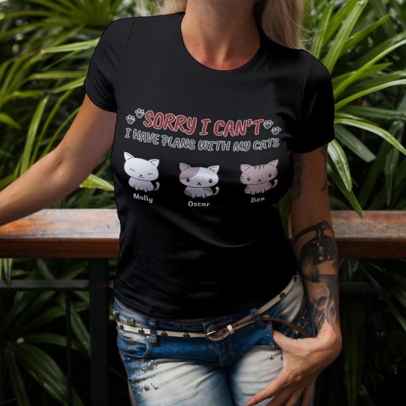 Custom T-shirt Gift For Cat Lover Cat Memorial Gift