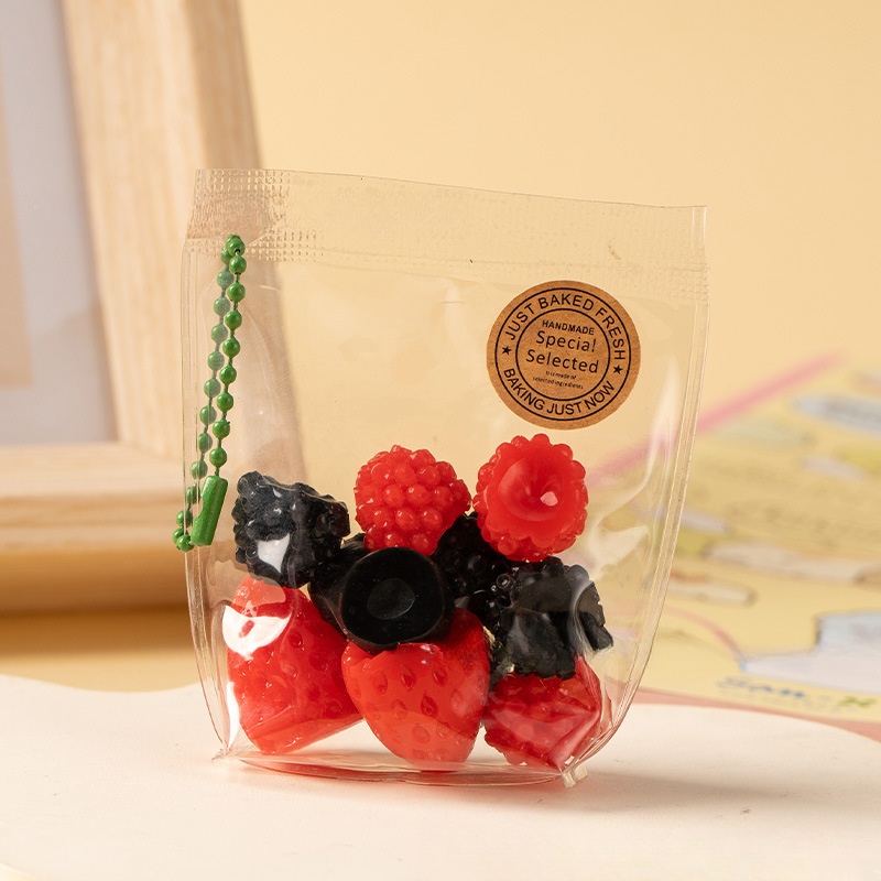 Berries Taba Squishy Toy Handmade Cute Keychain Stress Relief Toys Gifts for Friends