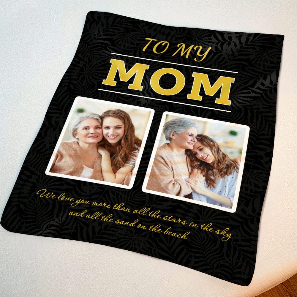 Mother's Day Blanket Personalized Photo Blanket Gifts for Mom - Image 2