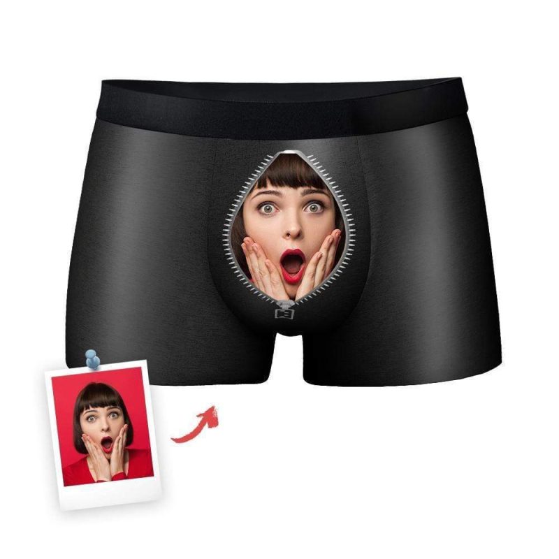 Funny Gift For Boyfriend Customized Boxer –  OMG