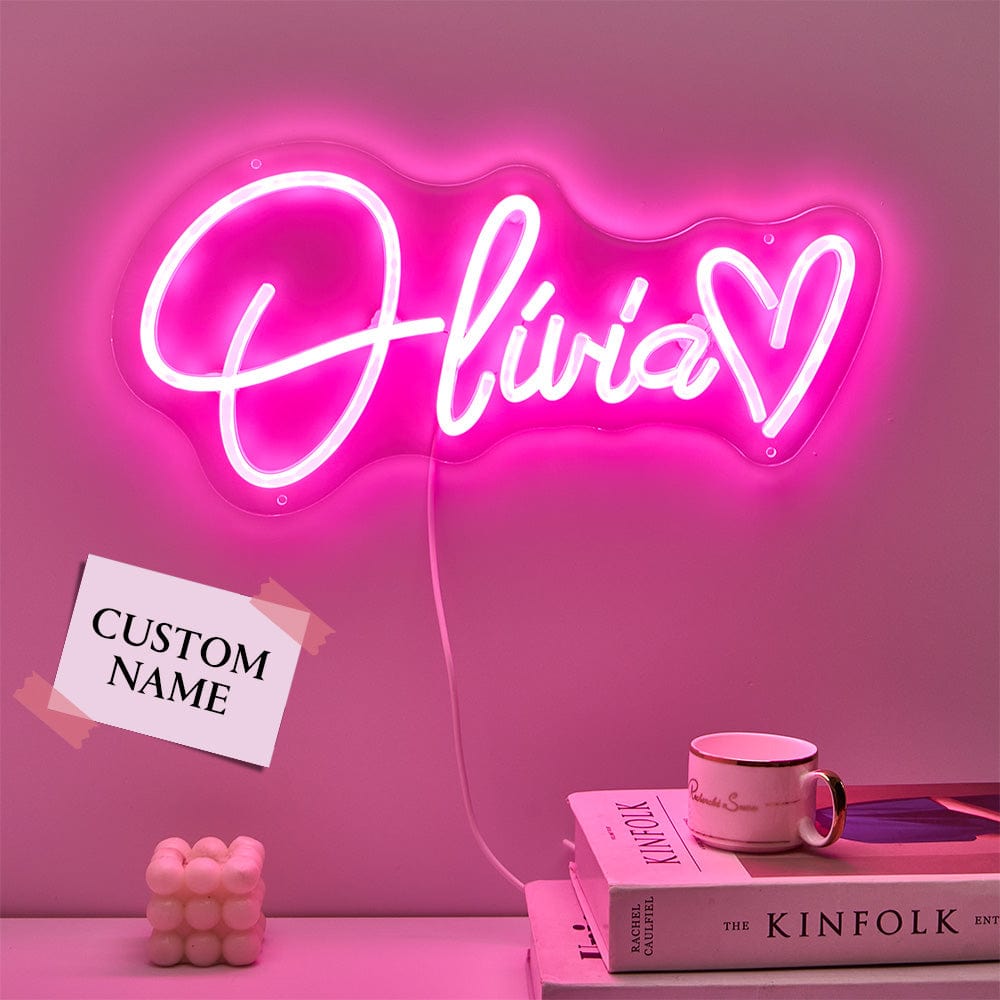 Custom Neon Lamp Personalized Name Neon Sign Adjustable Lamp Creative Decor for Bedroom
