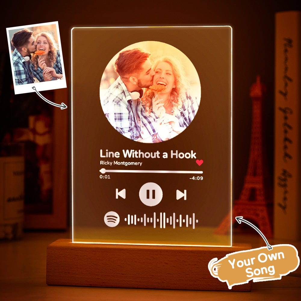 Custom Spotify Night Light Spotify Song Plaques Personalized Wedding Gifts - Image 2