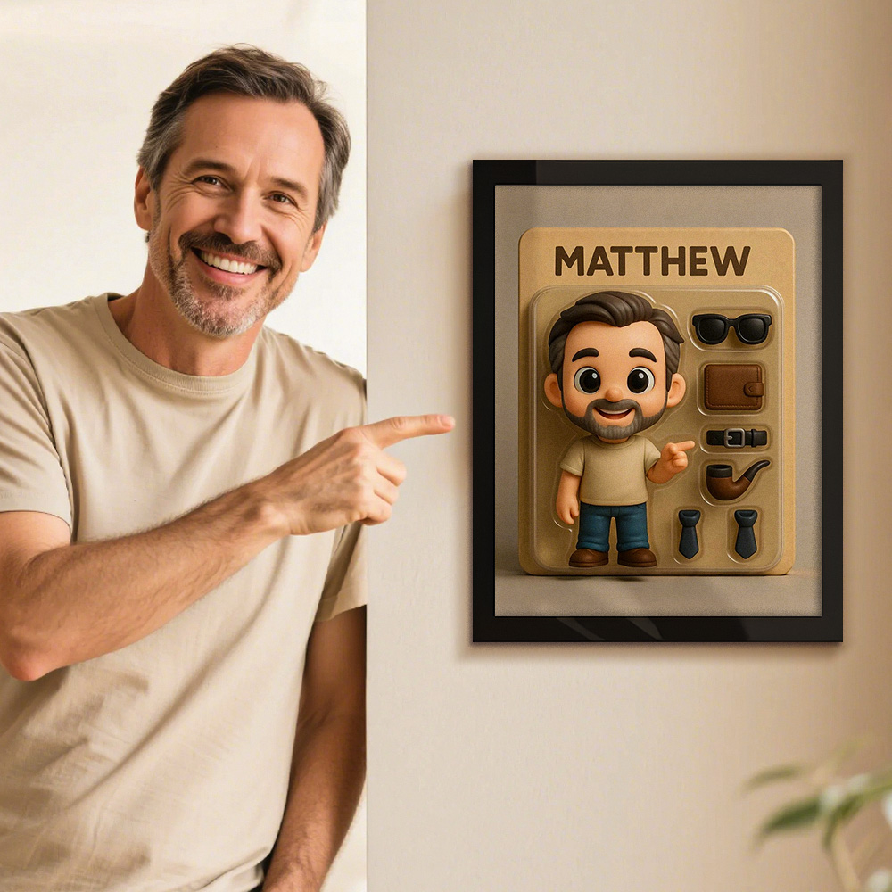 Fully Body Custom Action Figure Portraits | Personalized Toy Box Art | Custom Photo Frame Decorations - Image 4