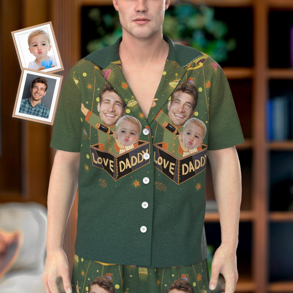 Custom Pajamas Set Love Daddy Pajamas Funny Father's Day Gift - Image 2