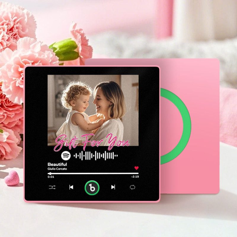 Personalised Musical Fridge Magnet with Scannable Music Code Mother’s Day Gifts