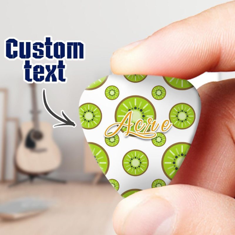 Kiwi Gift Engraved Guitar Pick Gift For Music Lovers – 6pcs