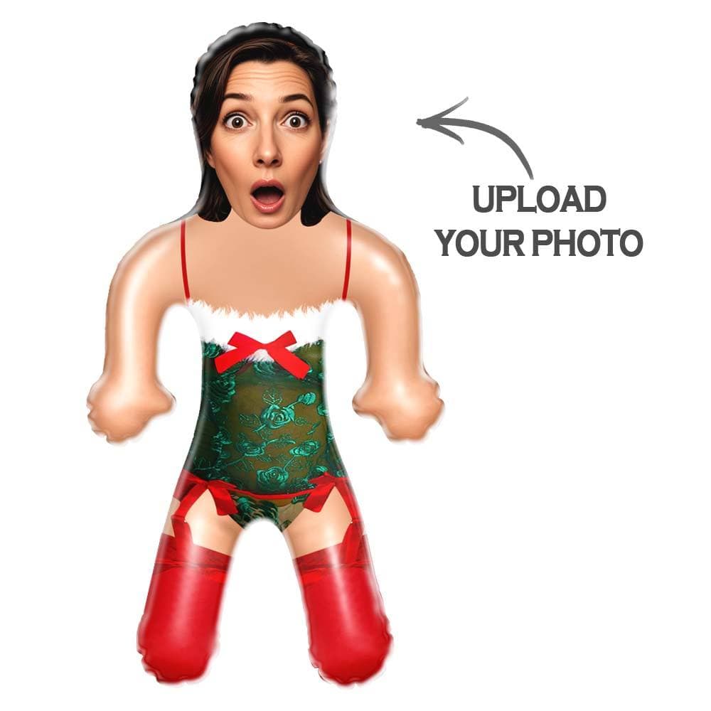 Custom Christmas Lingerie Blow Up Doll Custom Face Air Minime Doll Funny Inflatable Doll Christmas Gift - Image 2