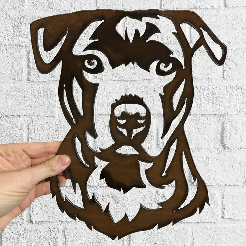 Dog Metal Wall Art Hanging Home Decor Puppy Pet Australian Shepherd - Image 2