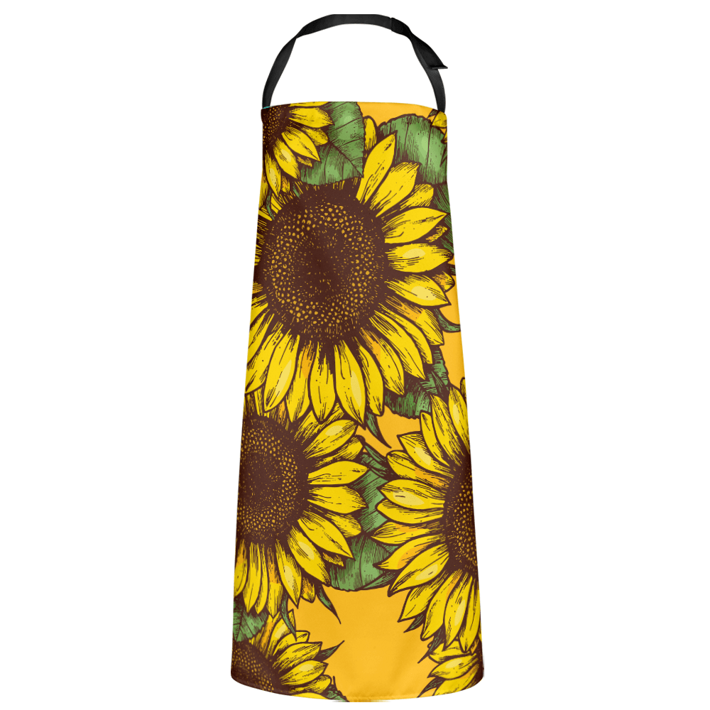 Personalized Photo Apron Funny Apron Sunflower Gifts for Her - Image 2