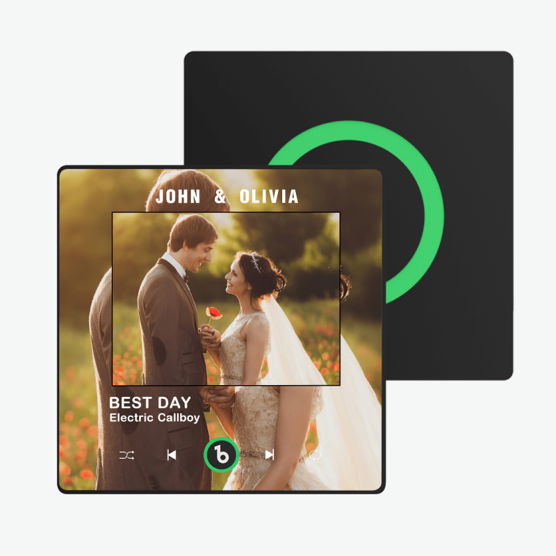 Custom Music Fridge Magnet Album Fridge Magnet with Colorful Frame Wedding Gifts