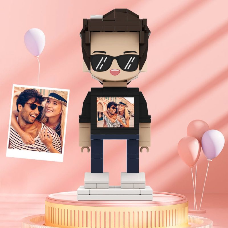 Valentine’s Day Gifts Custom Brick Figures Personlized Photo on Brick Figures