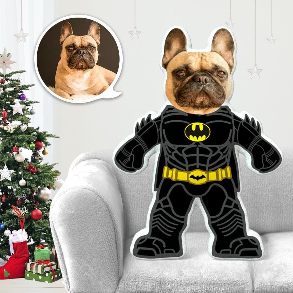 Pillow Pet Photo Pillow Gifts for Dog Lovers Batman Costume Gifts