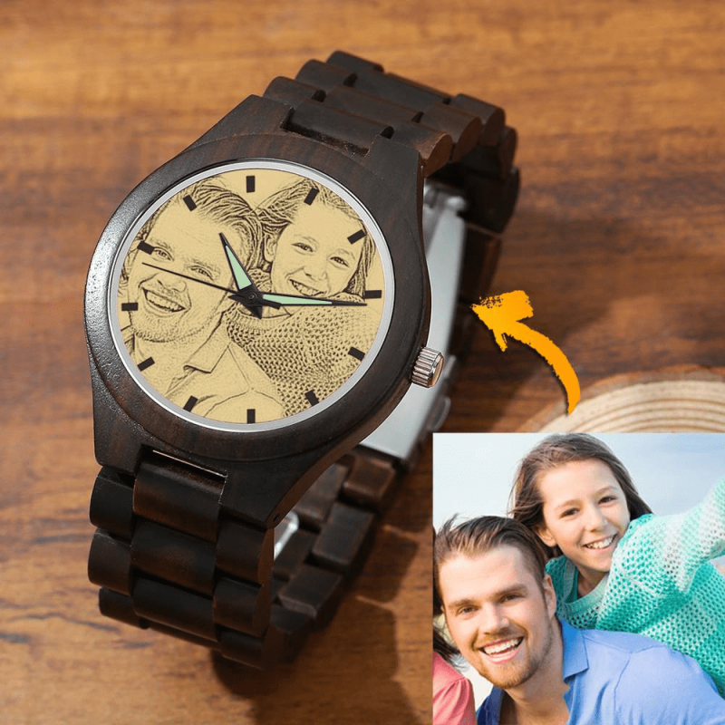 Father’s Day Watch Father’s Day Gift Custom Photo Watch