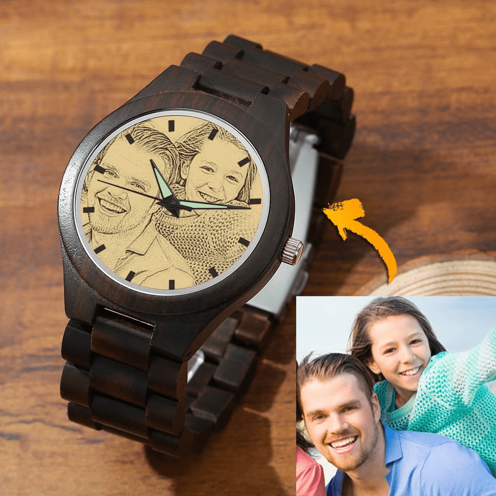 Father's Day Watch Father's Day Gift Custom Photo Watch