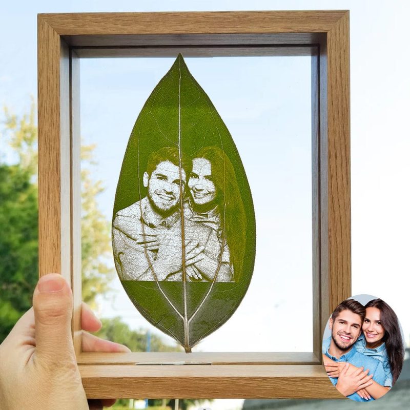 Personalized Leaf Bookmark Custom Leaf Carving Bookmarks Gift for Him