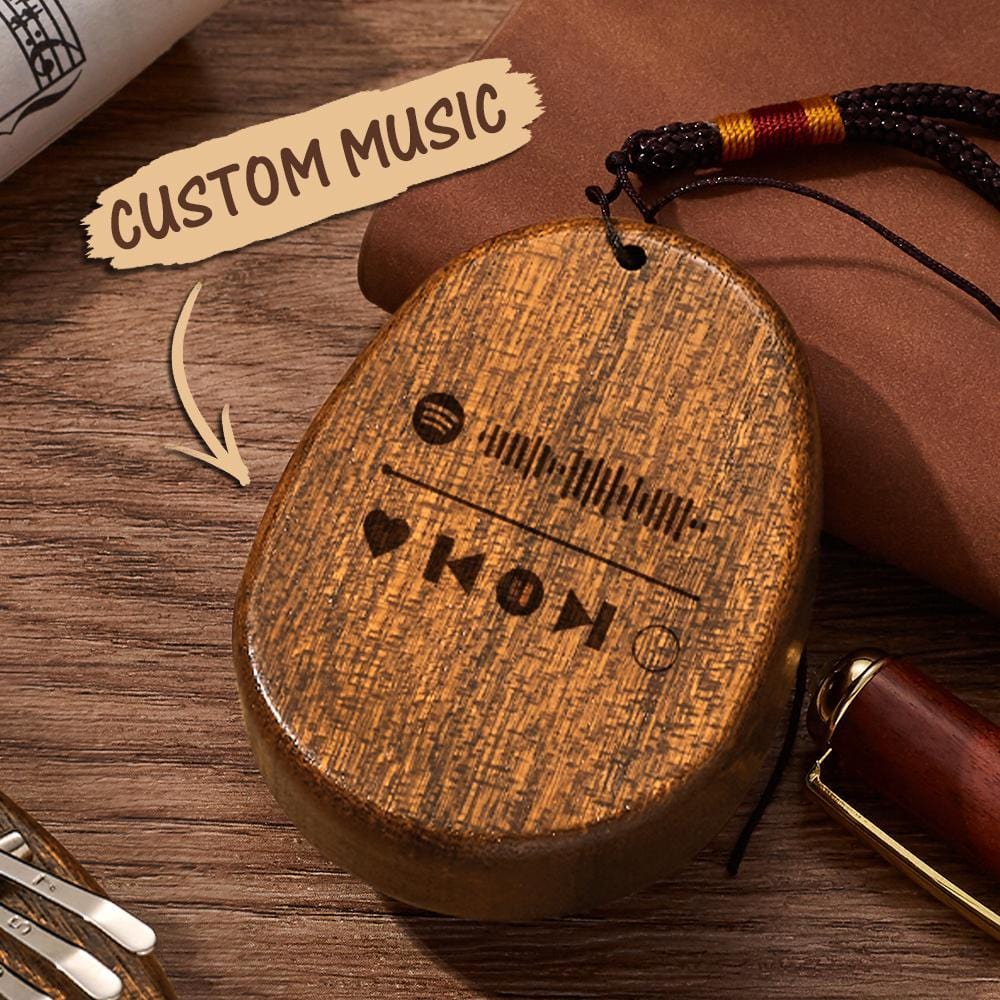Custom Spotify Code Finger Thumb Piano Mini Kalimba 8 Keys - Image 2