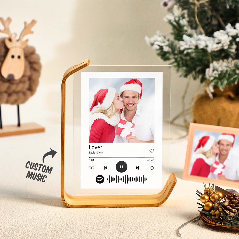 Custom L-shape Spotify Photo Frames Personalized Acrylic Picture Frame for Tabletop or Desktop Decor - Image 2