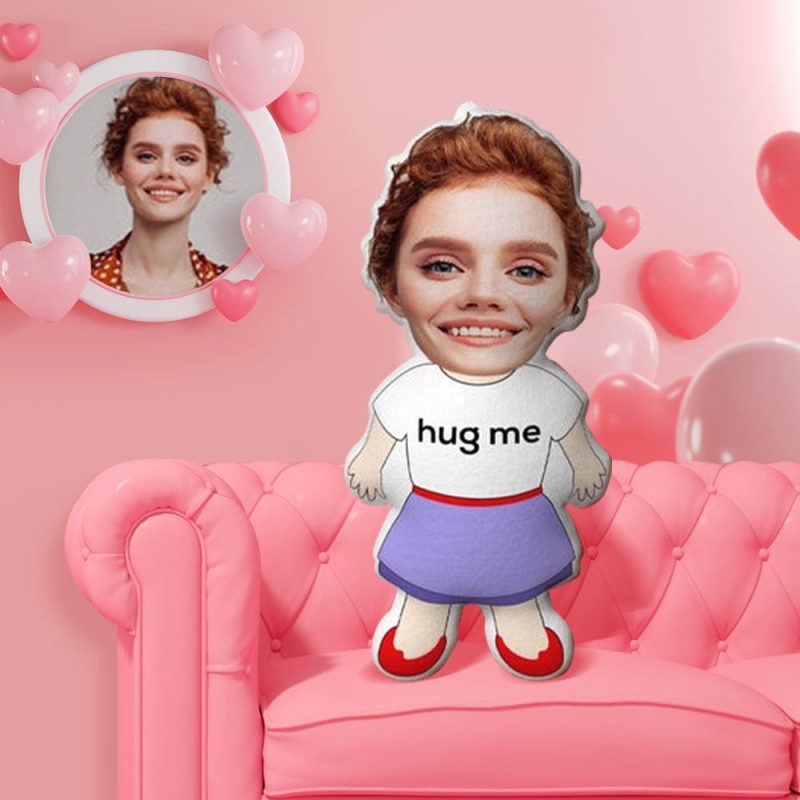 Custom MiniMe Pillow HUG ME Pillow Valentine’s Day Gifts