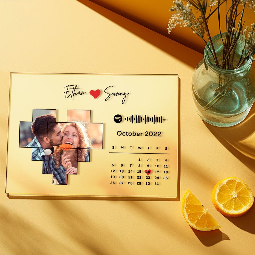 Custom Spotify Plaque Spotify Code Song Decor Photo Decor Gift For Couples - Image 2