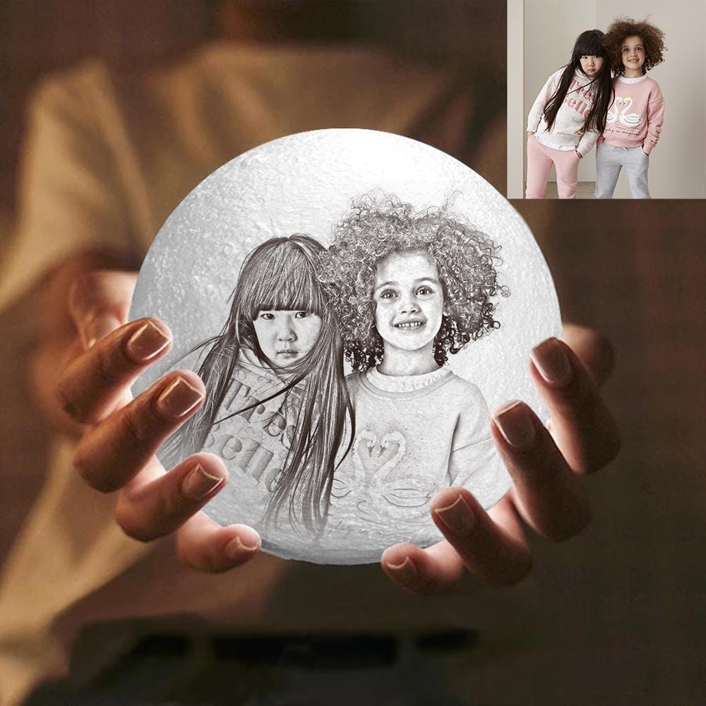 Personalized Moon Lamp Anniversary Gift For Friend Sympathy Gifts for Friend - Image 5