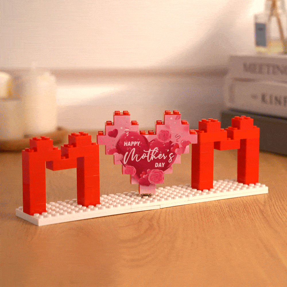 Custom Mom Photo Building Brick Puzzles Personalized Photo Block Mother's Day Gifts - Image 2