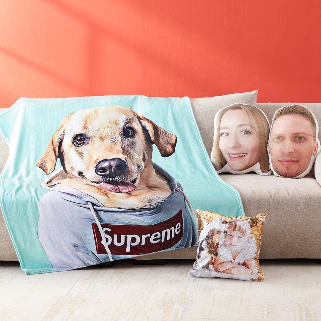 Custom Pet Blanket Photo Memorial Gifts - Image 3