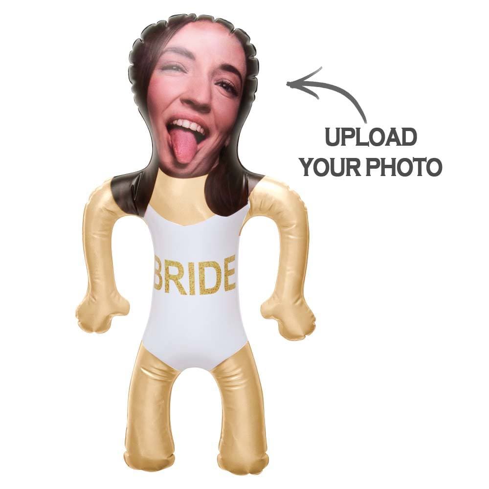 Personalized Bride Swimming Blow Up Dolls Funny Bridal Bachelorette Gifts for Her - Image 2