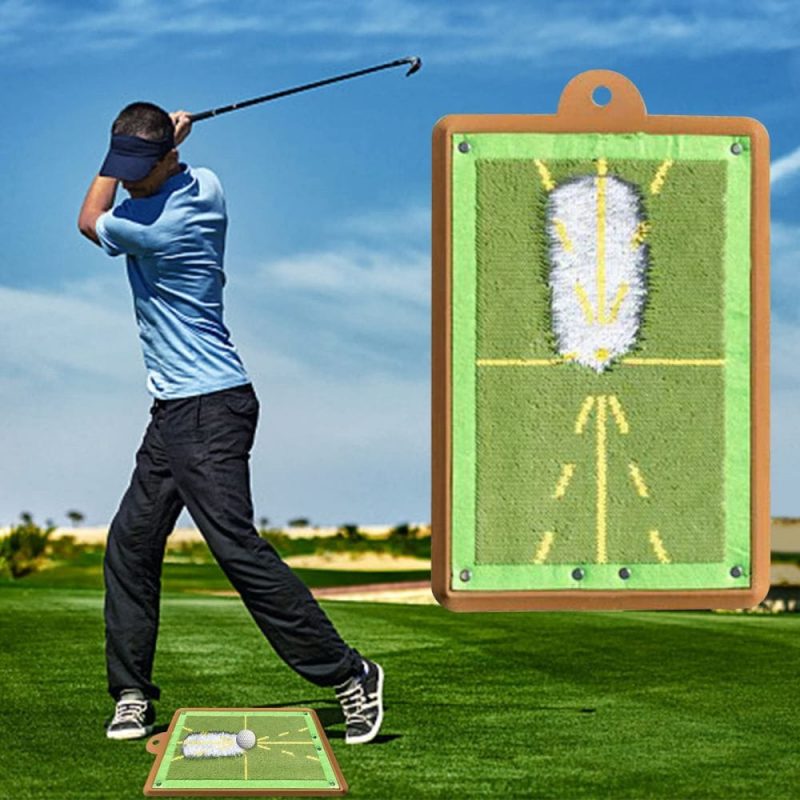 Golf Hitting Mat For Swing Detection Batting Golf Training Aid Equipment