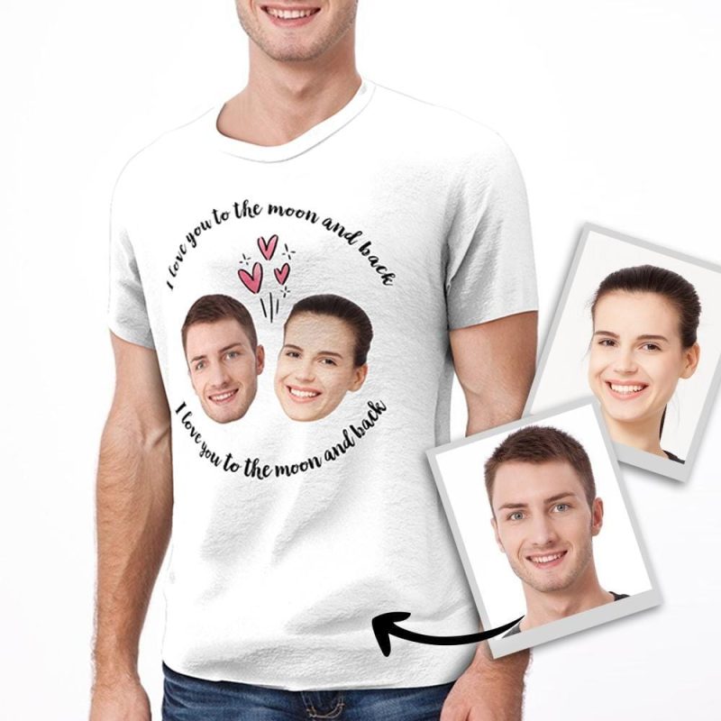 Faces T-shirt Boyfriend Gift Anniversary Gifts