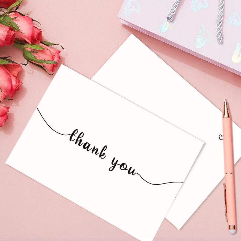 Simple Style Thank You Card Business Gifts