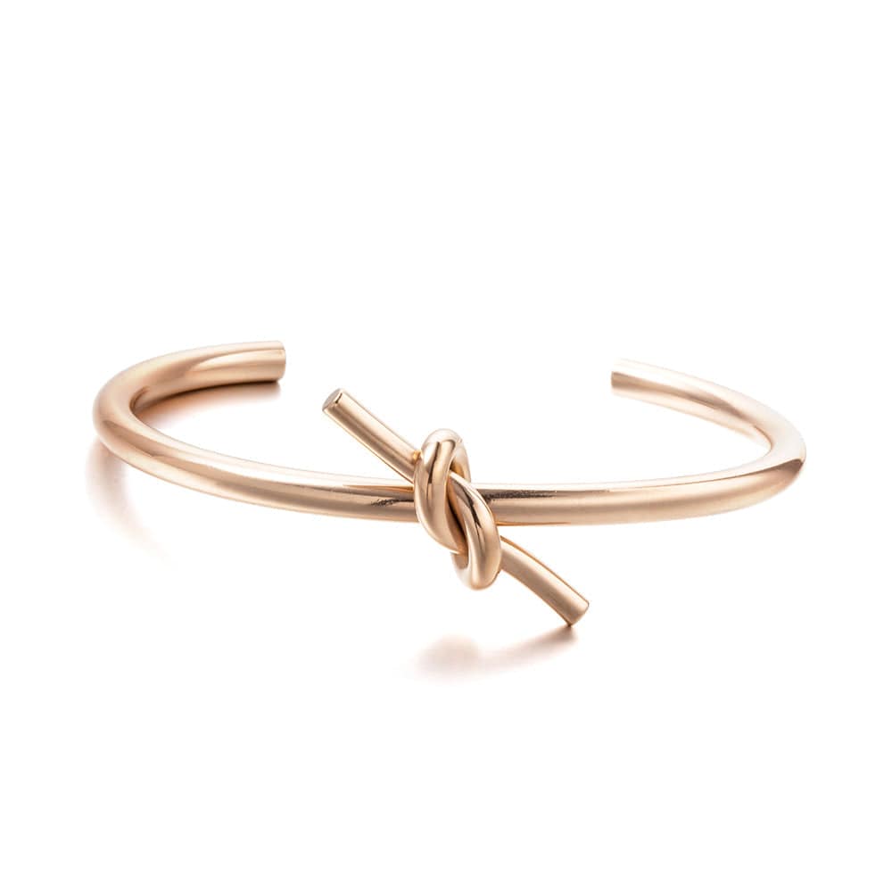 Vintage Concentric Knot Couple Bracelet Titanium Steel Bracelet Gift for Couples - Image 3