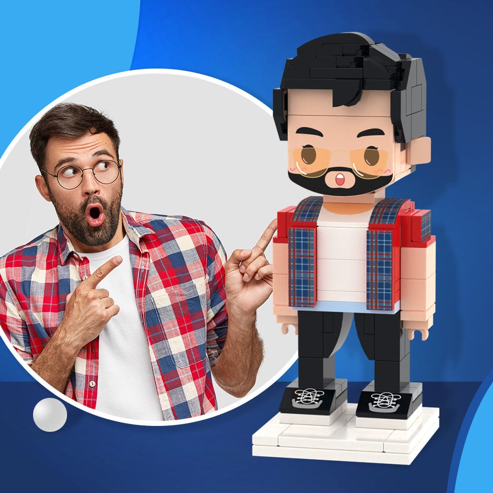 Custom Mini Building Block Figure for Him - A Playful & Creative Gift for Birthday