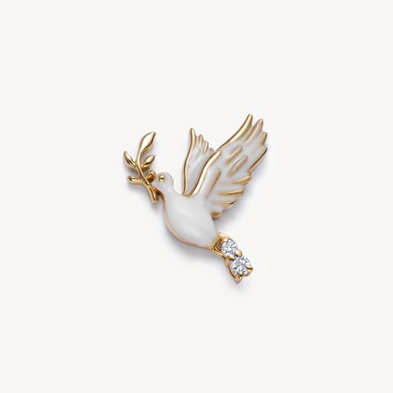 Locket Necklace Accessories Dove Of Peace