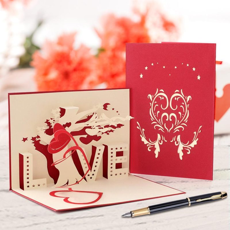 Valentine’s Day Cards 3D Pop Up Greeting Card – 150*100mm