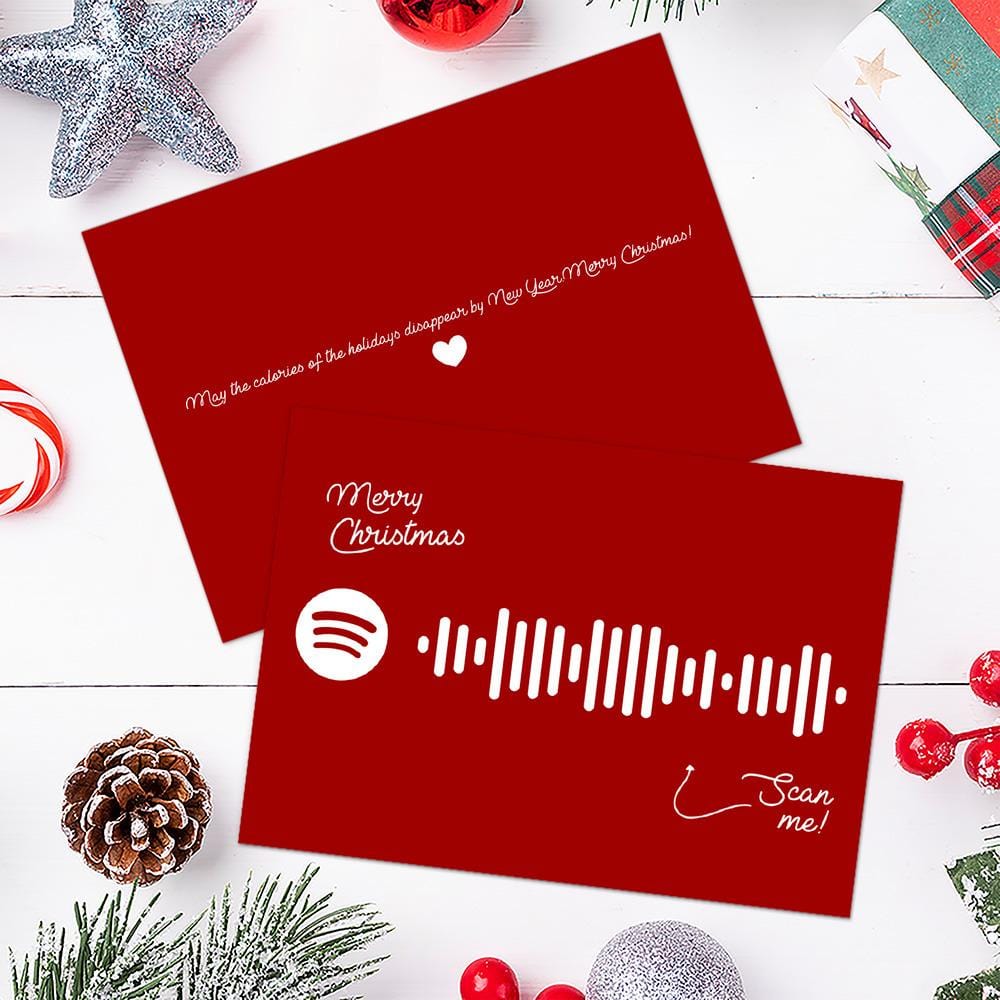 Man With The Bag Spotify Code Music Greeting Card - Image 2