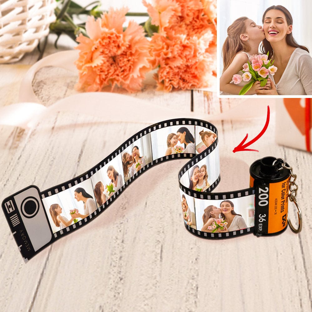 Mother's Day Gift Custom Colorful Camera Roll Keychain Romantic Personalized Gifts - Image 2