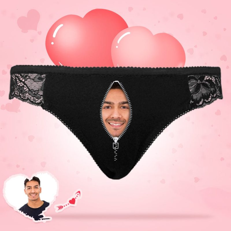 Photo Panties Women Lace Panty Face Sexy Panties Gifts for Her