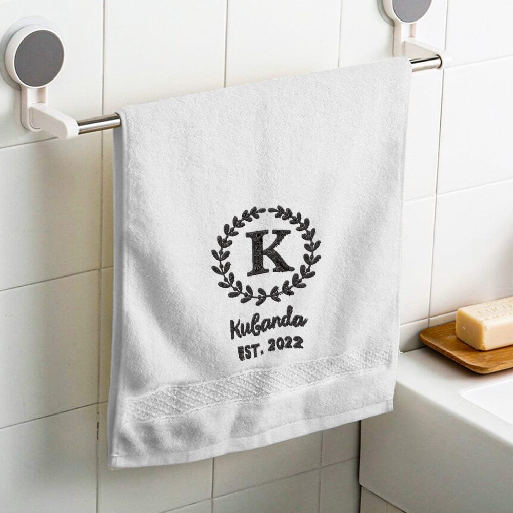 Custom Embroidered Towel Personalized Towel Gift for Lover