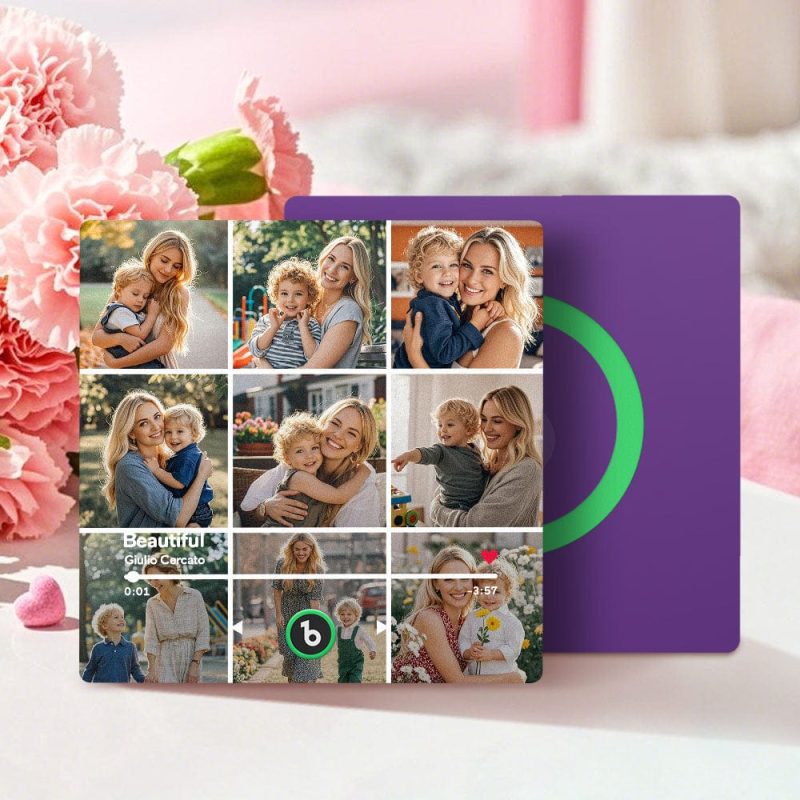 Custom Fridge Beats Music Fridge Magnet Mother’s Day Gifts for Mum Up to 9 Photos