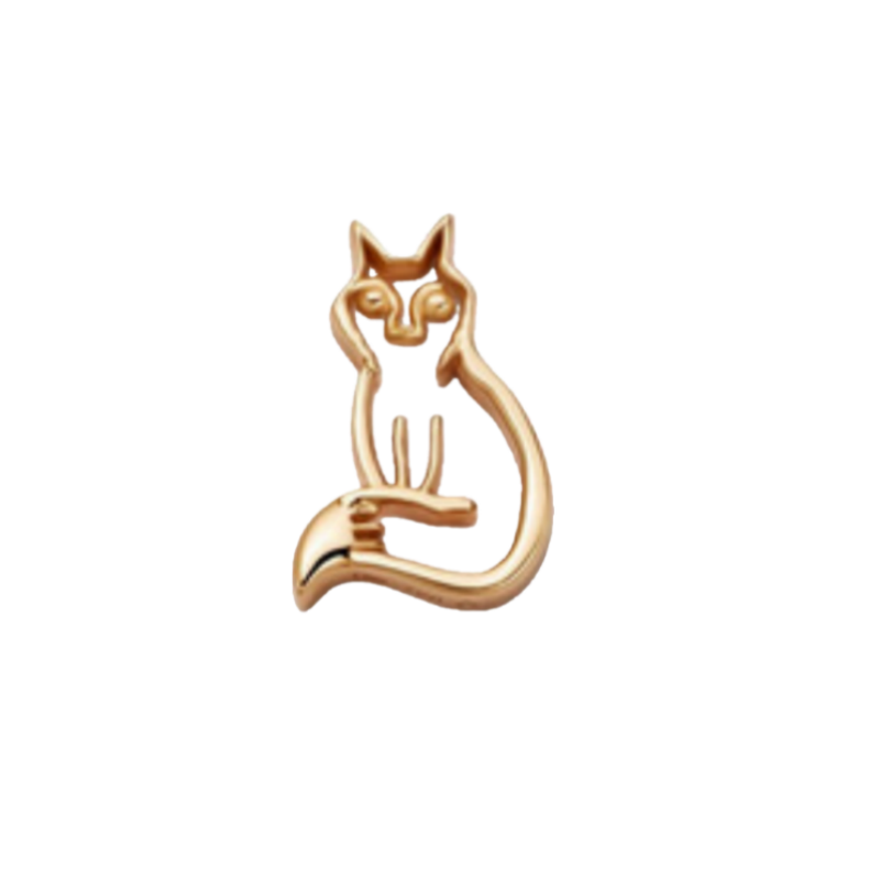Locket Necklace Accessories Cat