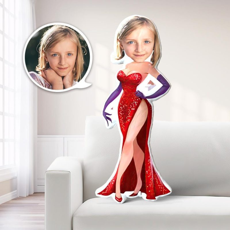 Custom Face Minime Pillow Personalized Photo Pillow Sexy Lady Gag Gifts For Girl