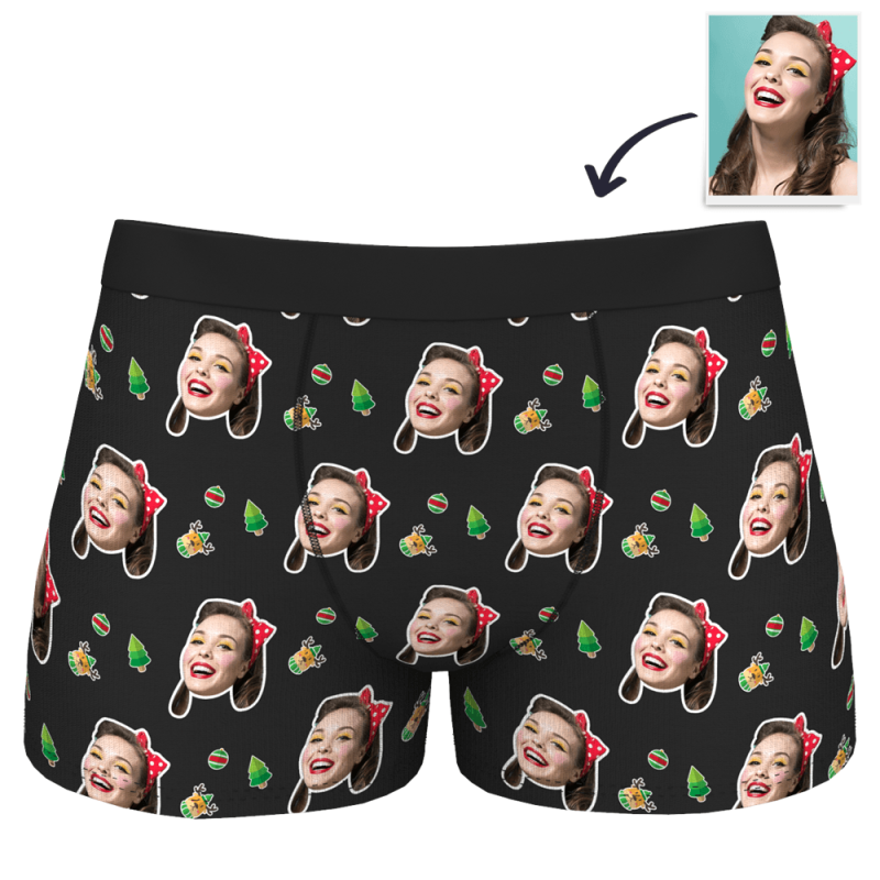 Christmas Gifts Personalized Boxers Men’s Boxer Underwear