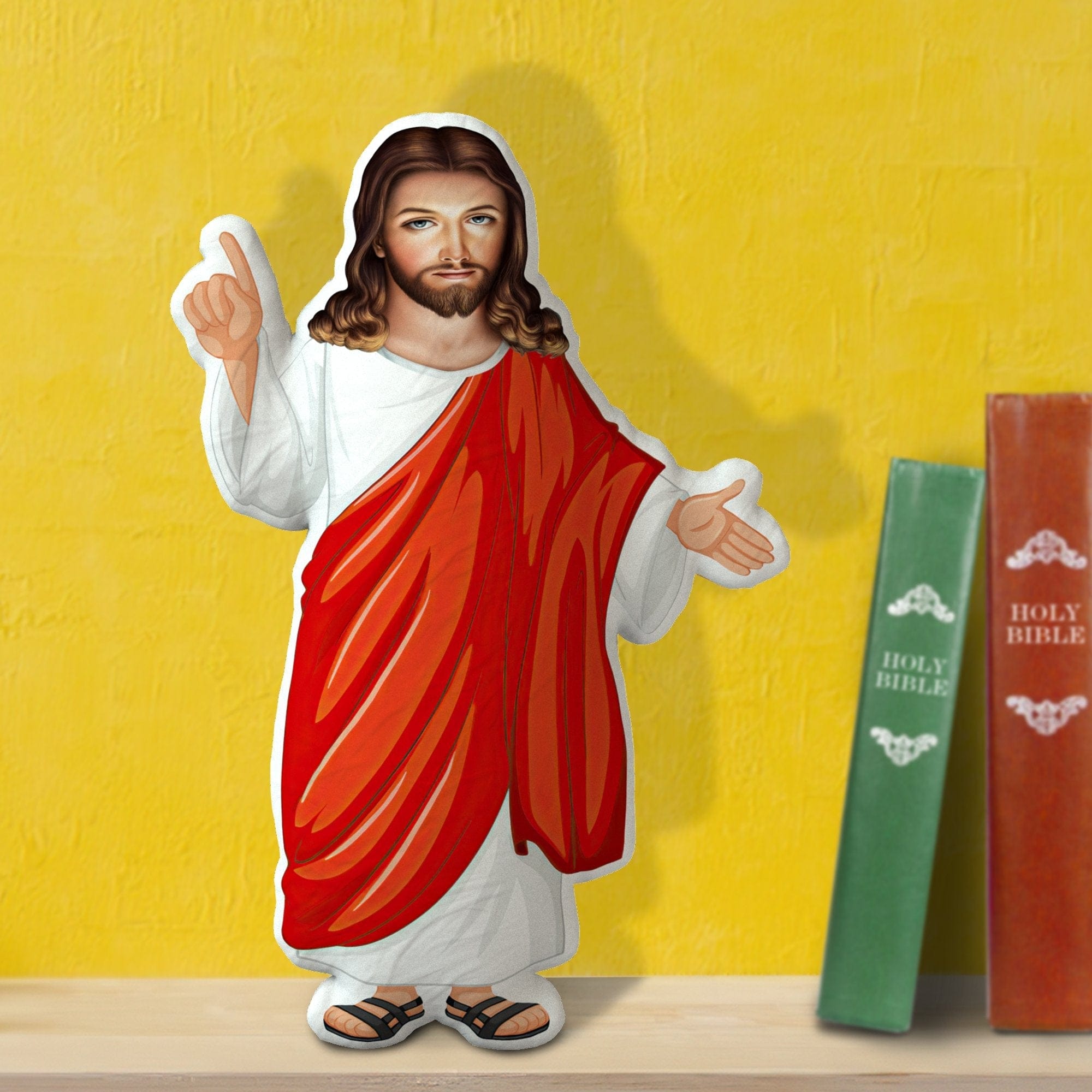 Jesus Stuffed Doll Pillow Saint Gift Jesus Christ Baptism Catholic Gift - Image 2