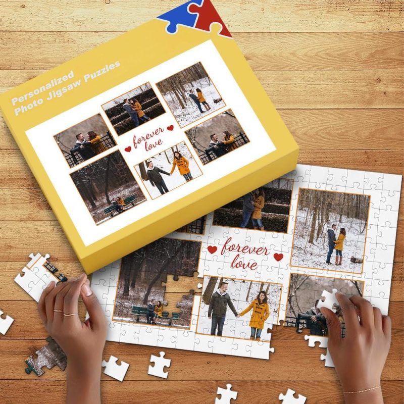 Personalized Jigsaw Puzzle Anniversary Gift (35-1000 Pieces)